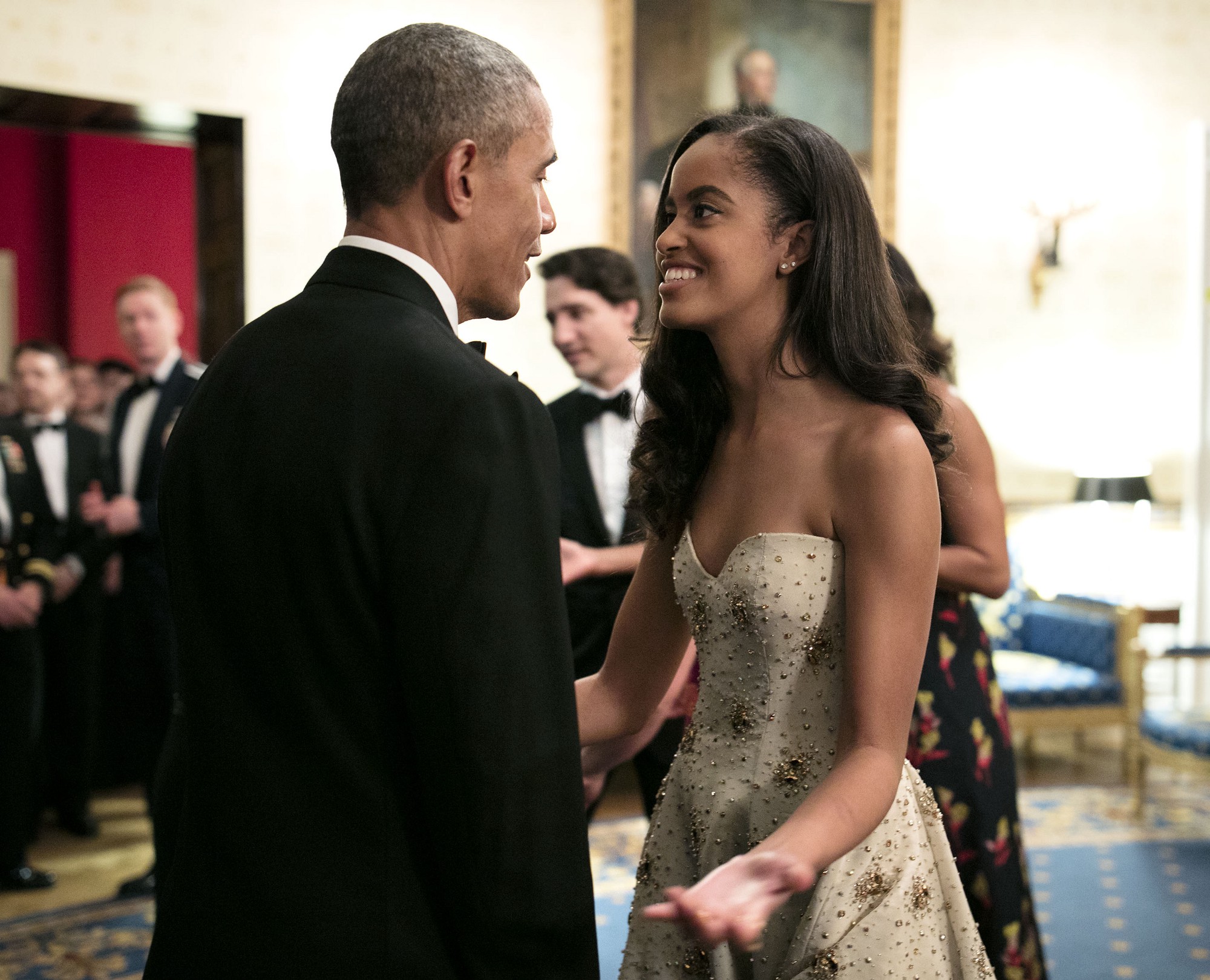 Barack-Obama-and-Malia-Obama-State-Dinner